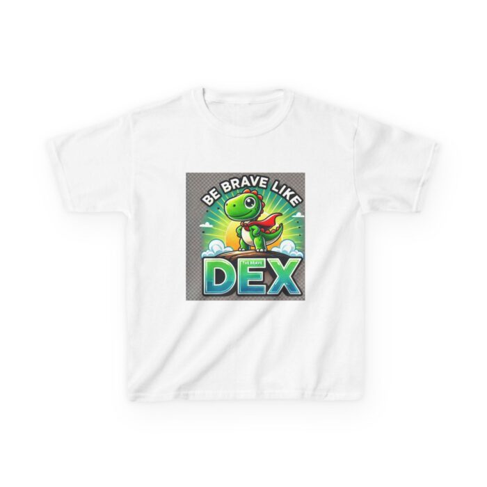 Brave Little Hero Kids Tee - Be Brave Like Dex