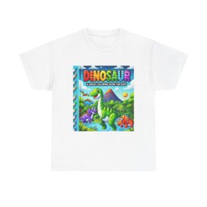 Kids Dinosaur Coloring Book Unisex Heavy Cotton Tee