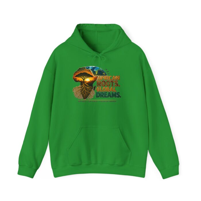 Hoodie - "African Roots, Global Dreams" Graphic Hoodie