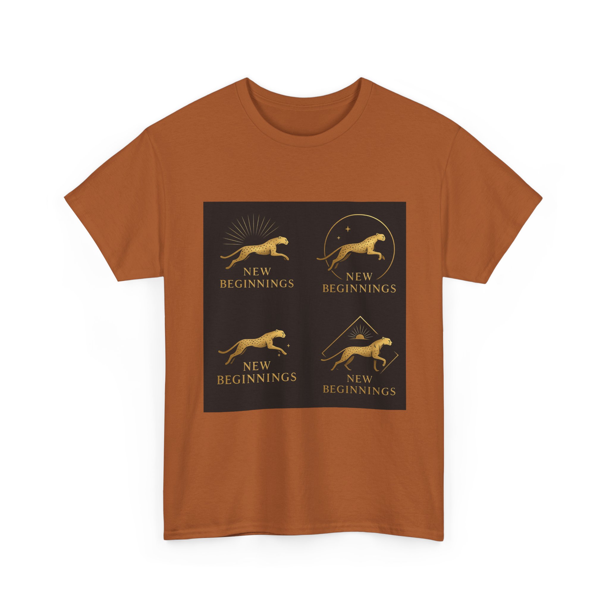 T-Shirt — 'New Beginnings' Gold Greyhound Graphic - Image 19