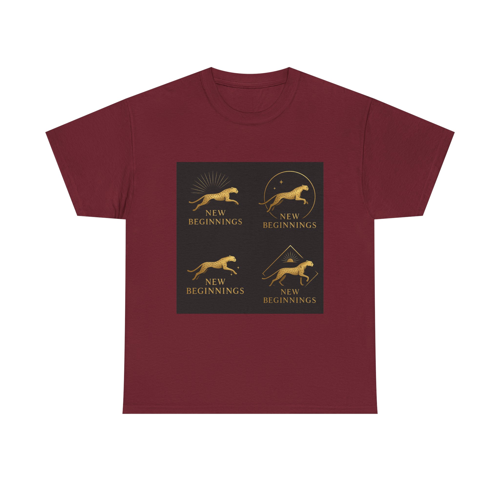 T-Shirt — 'New Beginnings' Gold Greyhound Graphic - Image 45