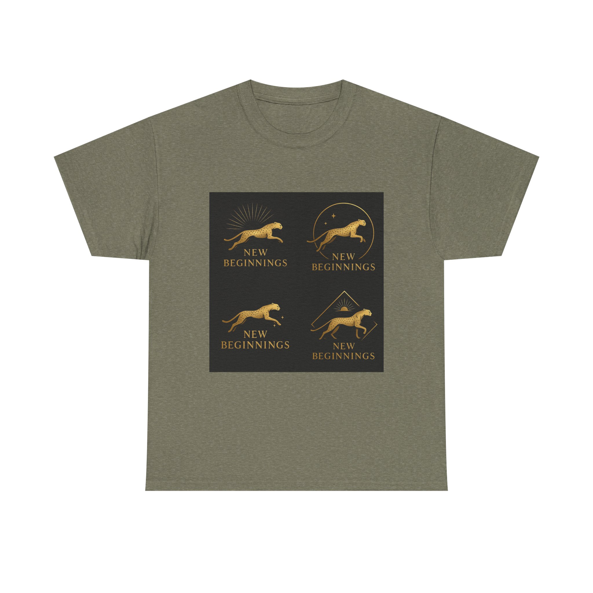 T-Shirt — 'New Beginnings' Gold Greyhound Graphic - Image 25