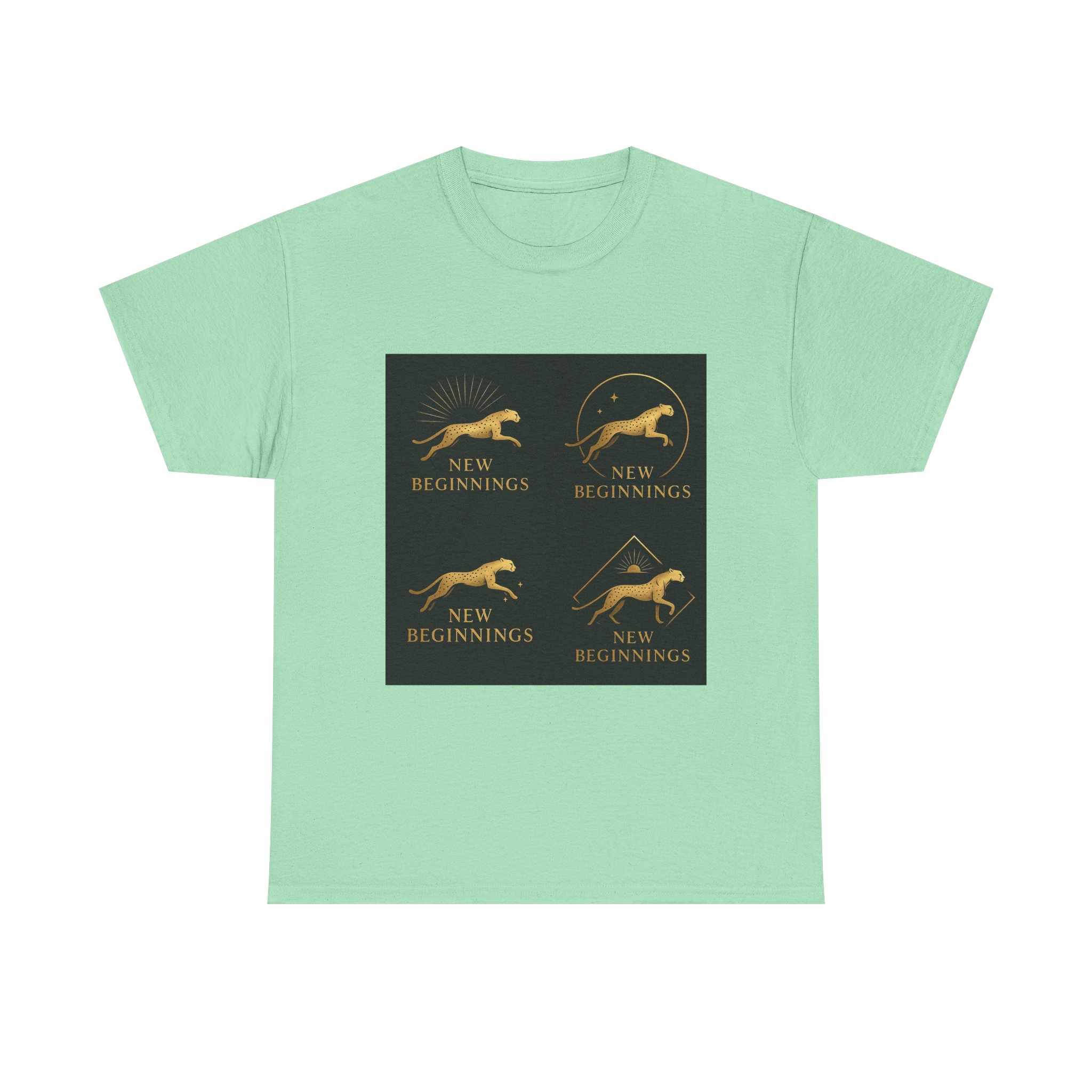 T-Shirt — 'New Beginnings' Gold Greyhound Graphic - Image 29
