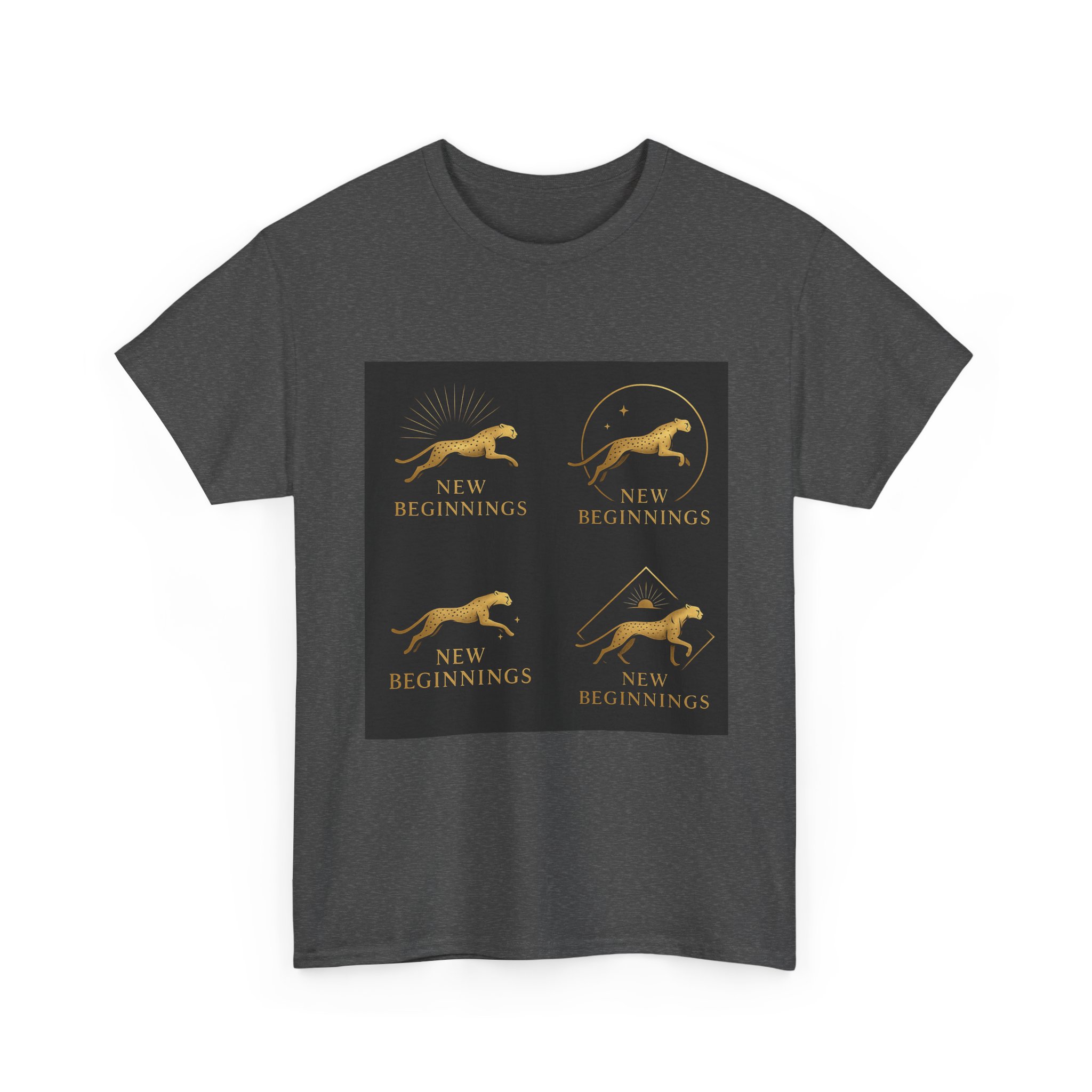 T-Shirt — 'New Beginnings' Gold Greyhound Graphic - Image 39