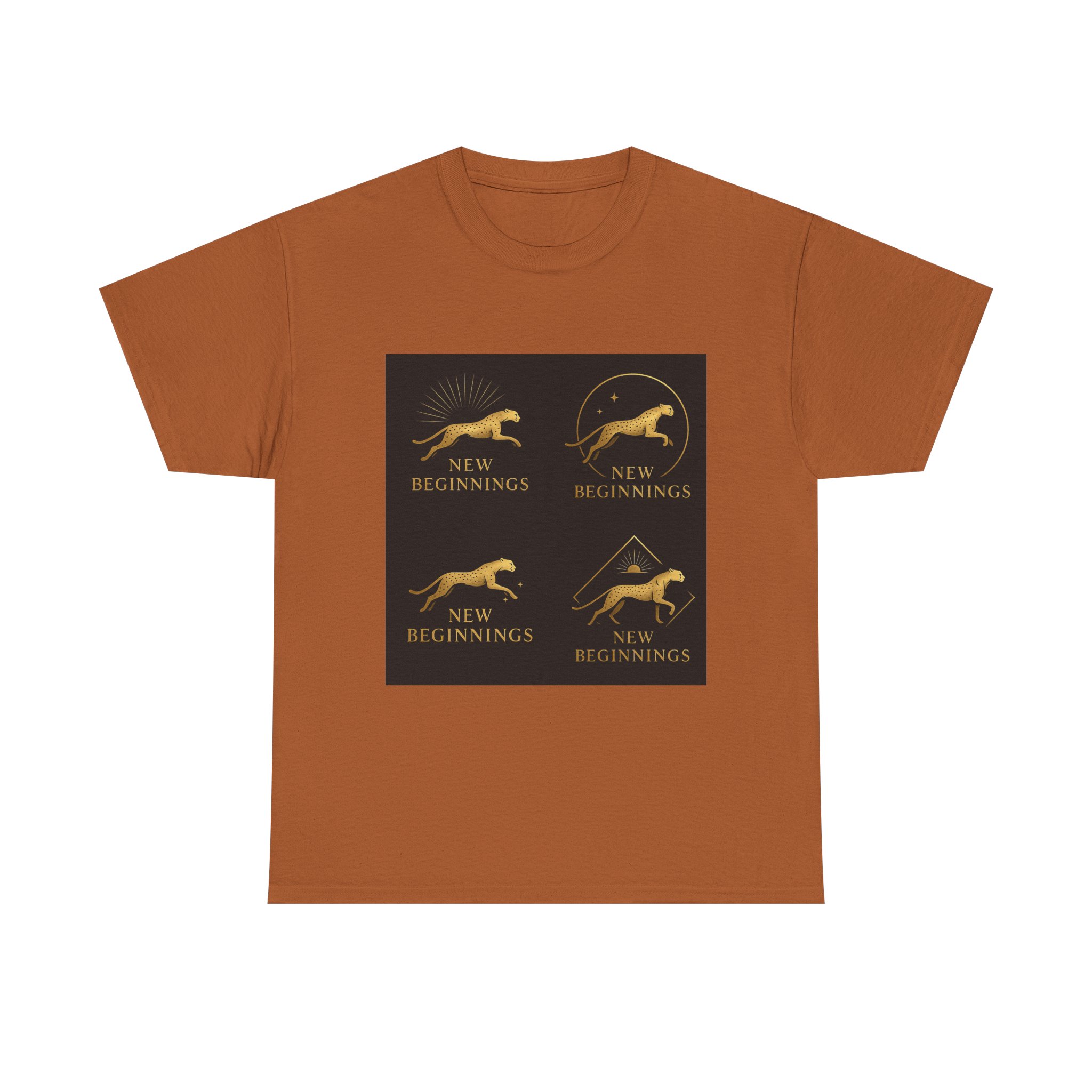 T-Shirt — 'New Beginnings' Gold Greyhound Graphic - Image 17