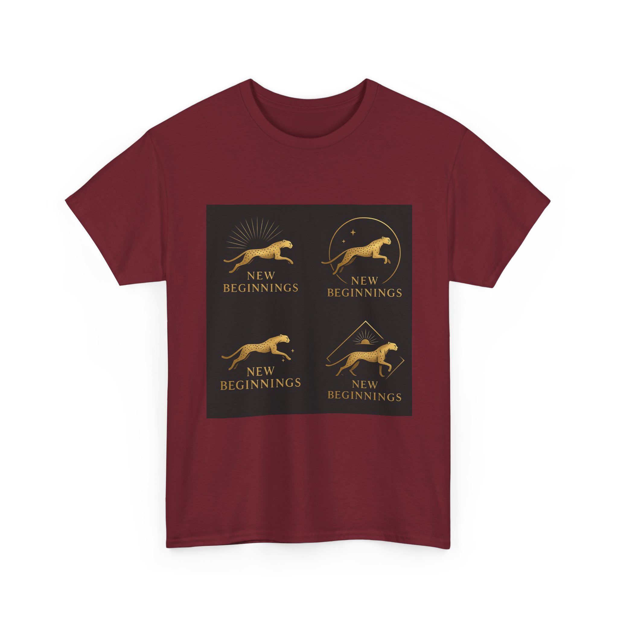 T-Shirt — 'New Beginnings' Gold Greyhound Graphic - Image 47