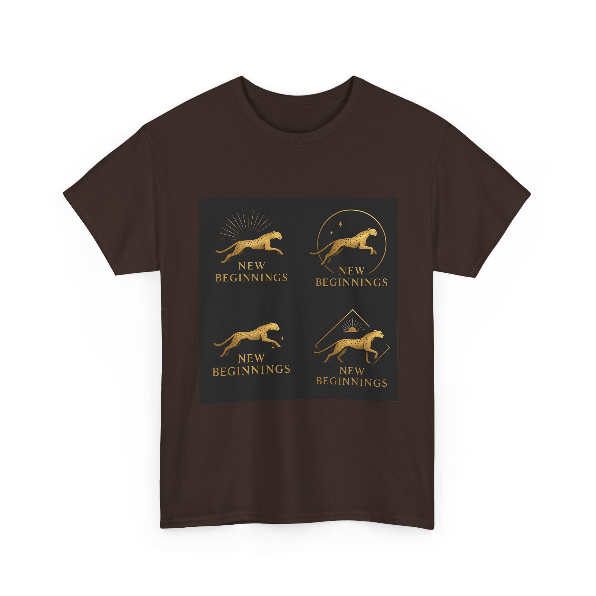 T-Shirt — 'New Beginnings' Gold Greyhound Graphic - Image 23