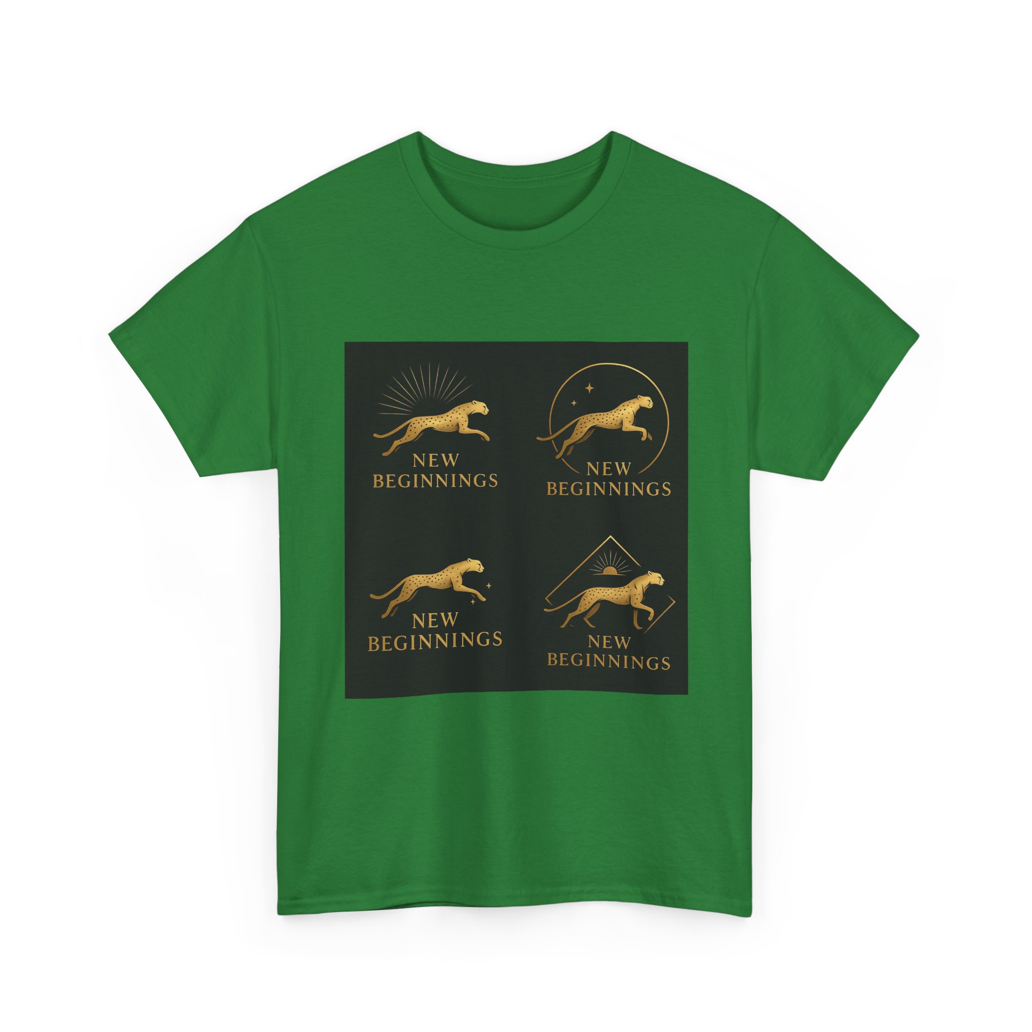 T-Shirt — 'New Beginnings' Gold Greyhound Graphic - Image 35