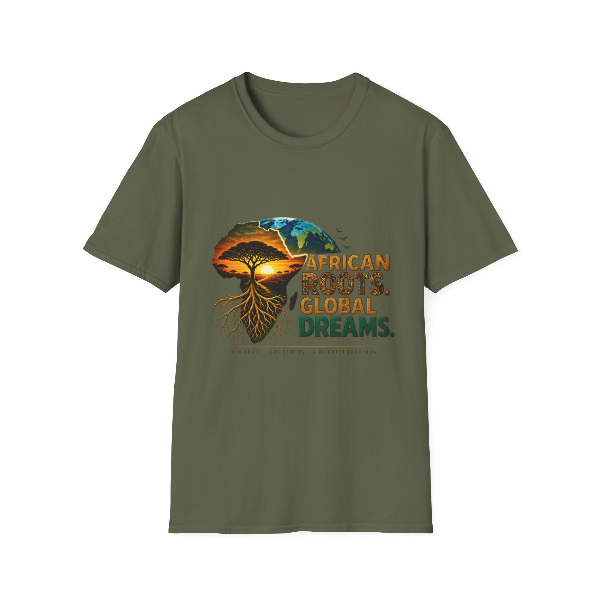 T-Shirt — African Roots, Global Dreams Graphic Tee - Image 13