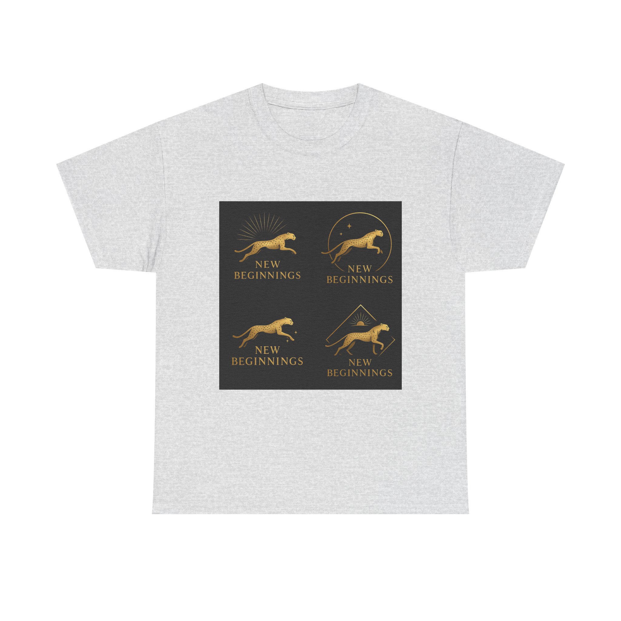 T-Shirt — 'New Beginnings' Gold Greyhound Graphic - Image 5