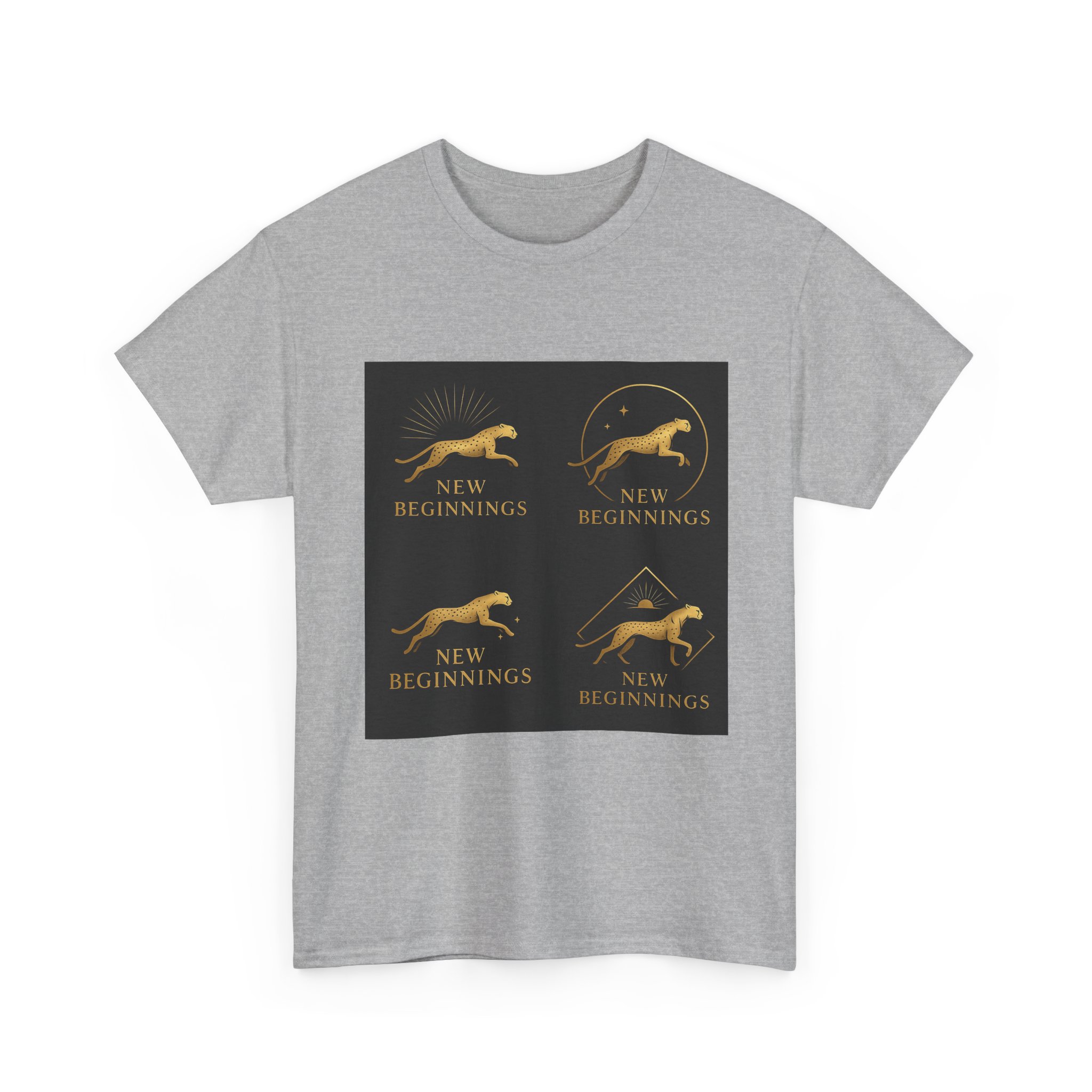 T-Shirt — 'New Beginnings' Gold Greyhound Graphic - Image 11