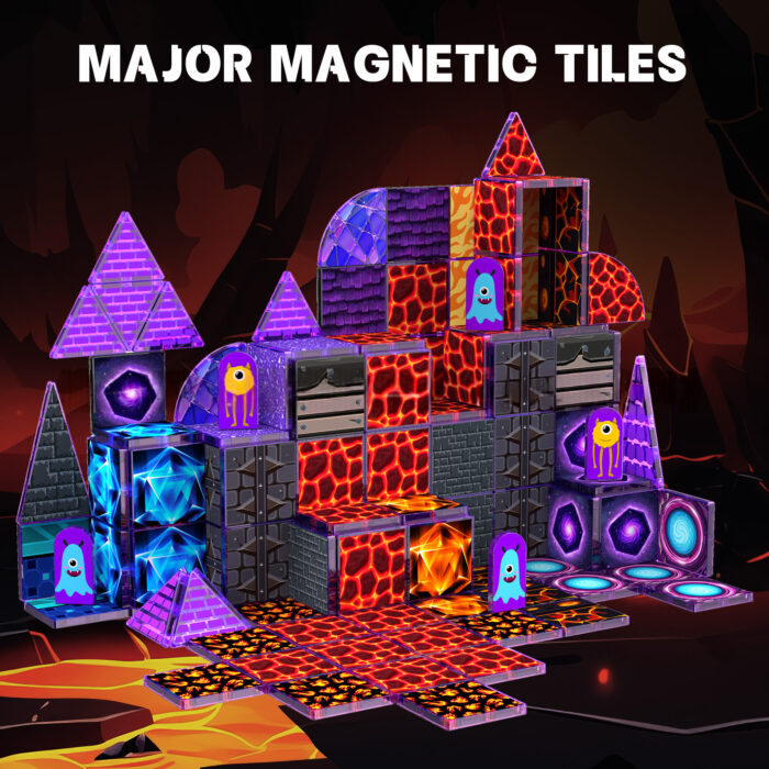 Educational Magnetic Building Tiles Children's Toy