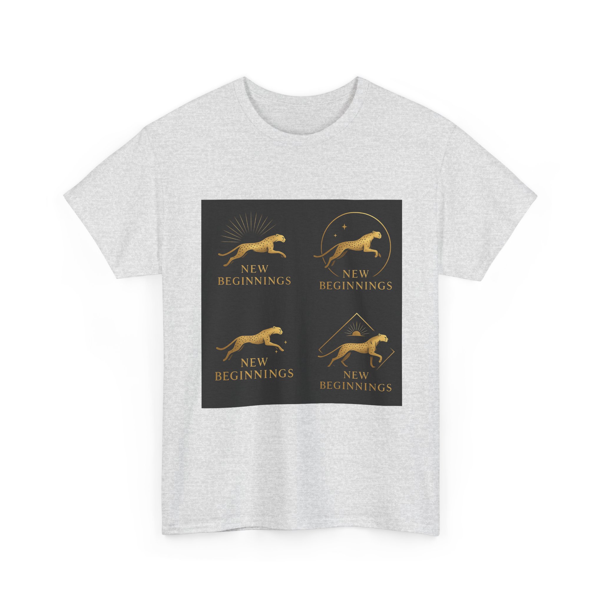 T-Shirt — 'New Beginnings' Gold Greyhound Graphic - Image 7