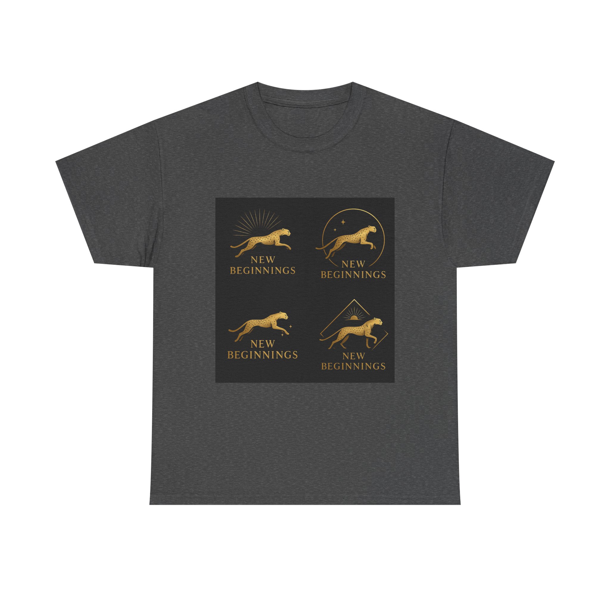 T-Shirt — 'New Beginnings' Gold Greyhound Graphic - Image 37