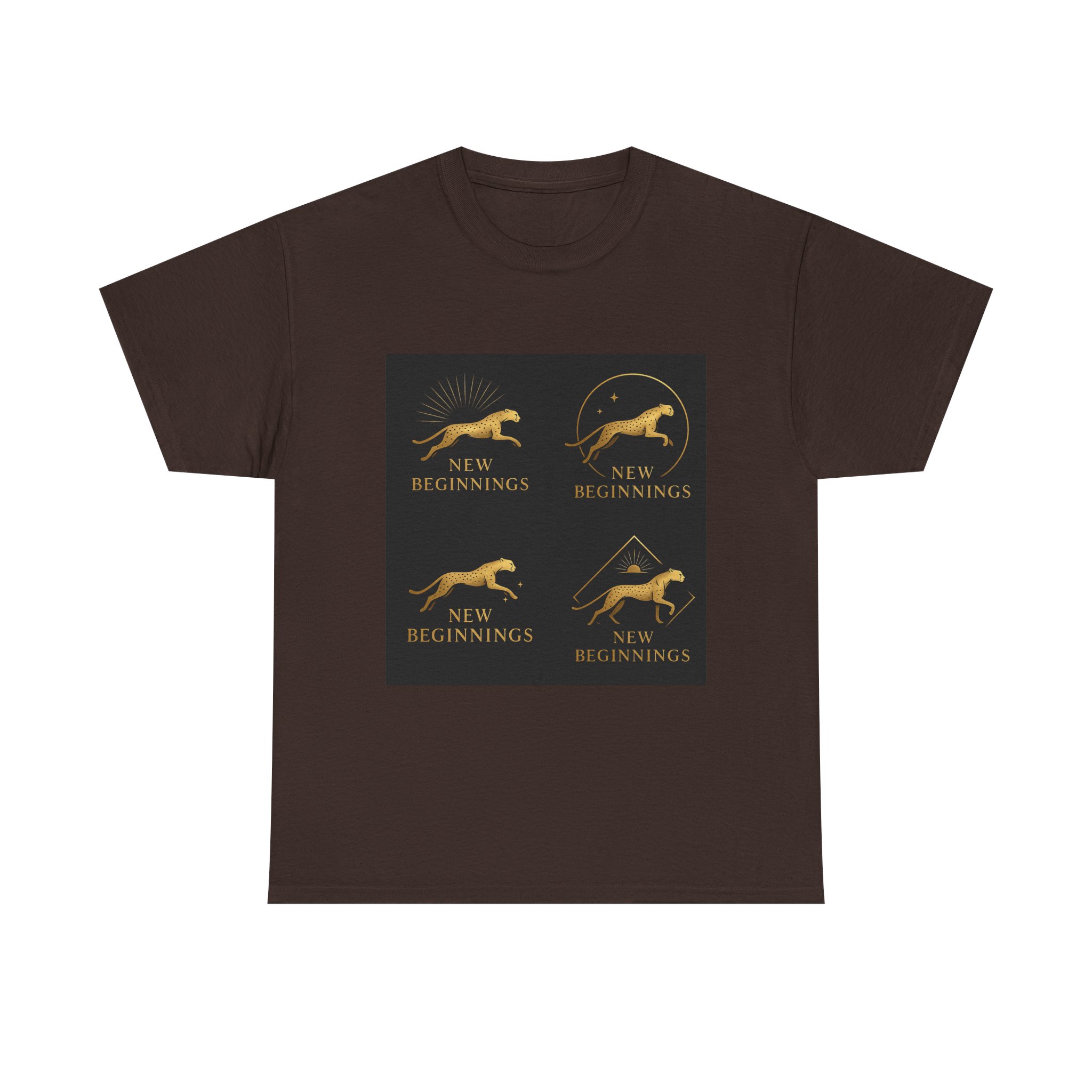 T-Shirt — 'New Beginnings' Gold Greyhound Graphic - Image 21