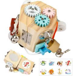 13-in-1 Motor Skills Handcrafted Busy Activity Cube