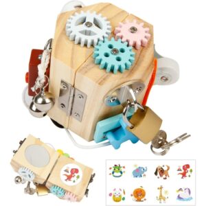 13-in-1 Motor Skills Handcrafted Busy Activity Cube
