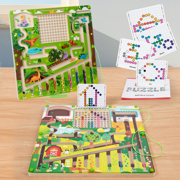 Magnetic Maze Color Counting Chamber