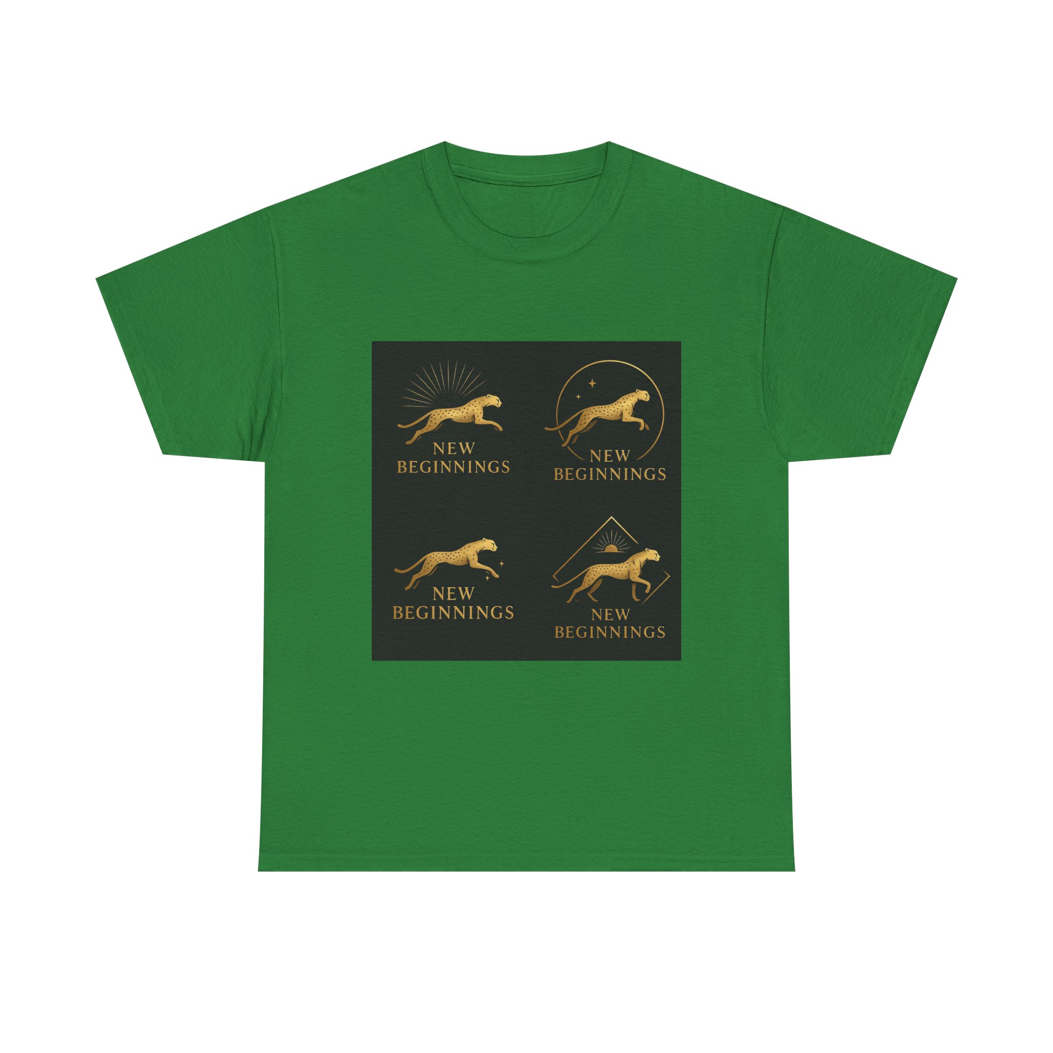 T-Shirt — 'New Beginnings' Gold Greyhound Graphic - Image 33